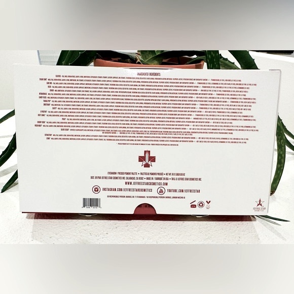 BNWT JEFFREE 🌟 BLOOD SUGAR EYESHADOW PALETTE 🎨 - Picture 5 of 9